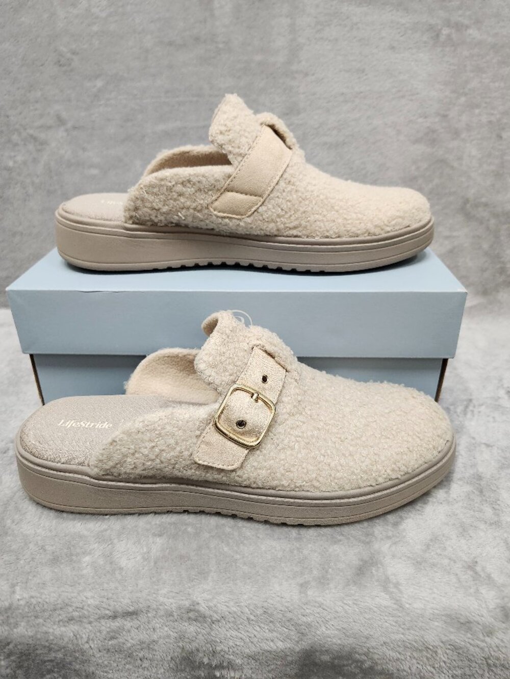 LifeStride Bzees Air Step Vibe-Cozy Tan Women Size 9M (EU40)